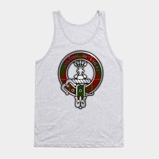 Clan Cameron Tartan Crest Tank Top